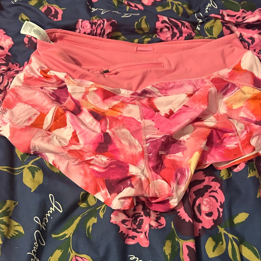 Athleta Pink and Orange Floral Panties